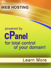 Web Hosting powered by cPanel